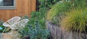 vertical oak sleeper retaining wall oak retaining wall oak sleeper grasses